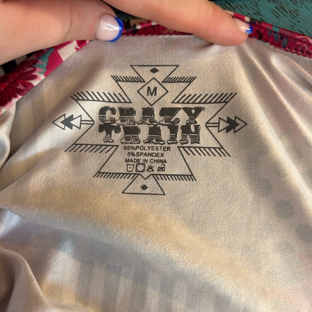 Colorful Crazy Train cover up.